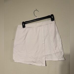 White Skort
